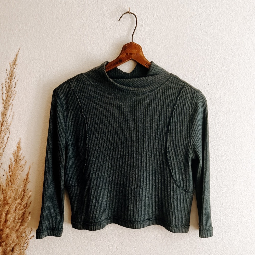 NWOT Free People Mock Neck Sweater